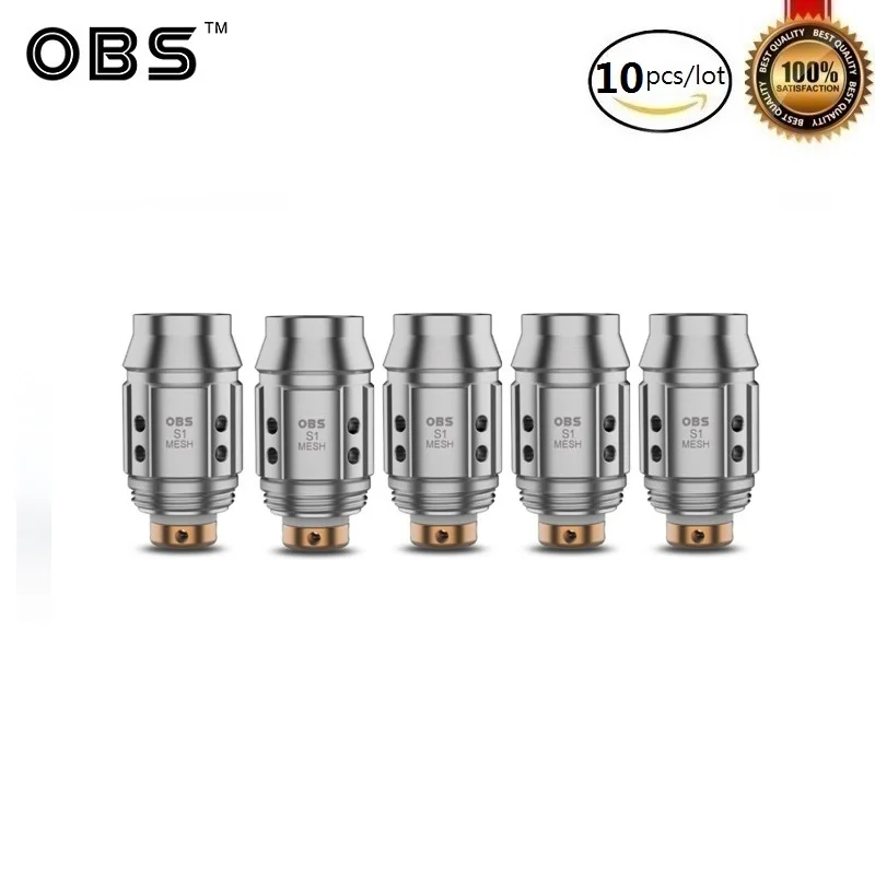 10 шт./лот оригинал OBS Cube мини сменная катушка сетка 0.6ohm атомайзер ядро N1 1.2ohm Vape для