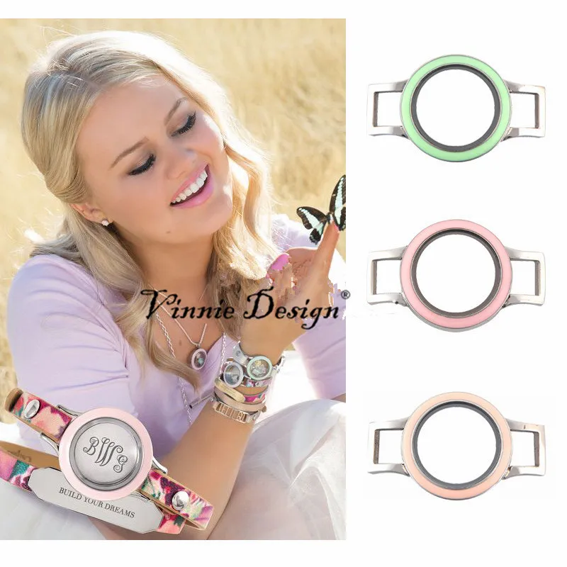 Винни Дизайн Ювелирные изделия нержавеющая сталь плавающий медальон 25 мм