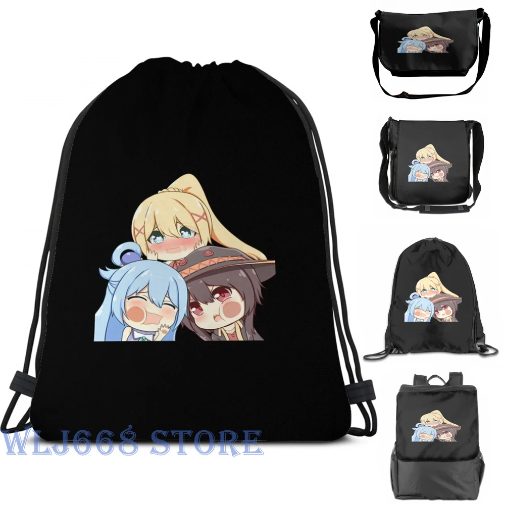 Забавные женские сумки через плечо Konosuba с графическим принтом! Водный мегумин