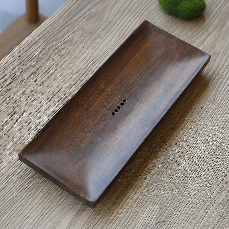 Style B TANGPIN Натуральные Бамбуковые чайные подносы чайный столик ручной работы чайные тарелки кунг-фу аксессуары для чая - Цвет: Style B