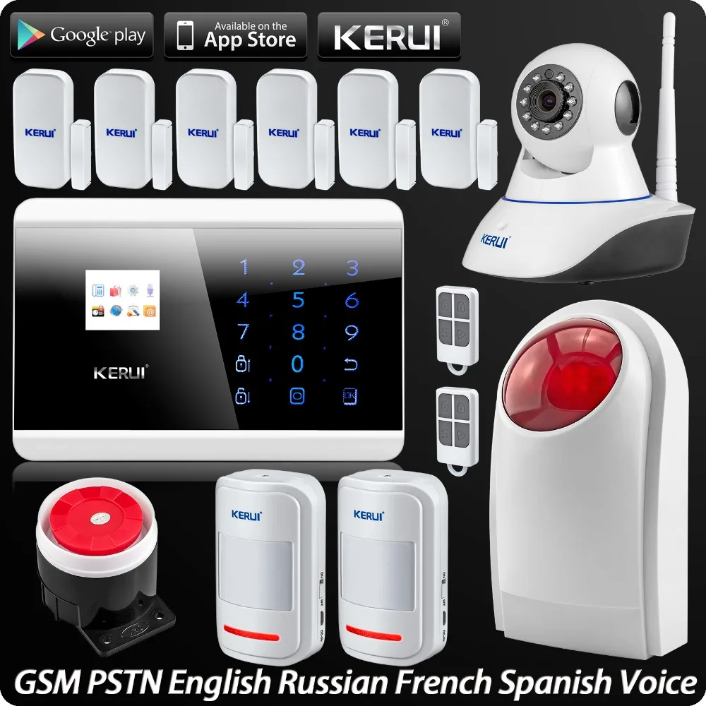 IOS Android APP дистанционное управление беспроводной GSM PSTN домашняя система охранной