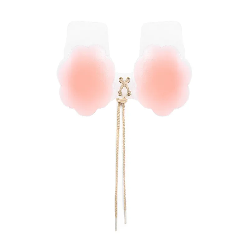 100pcs/2019 Strapless Self Adhesive Nipple Breast Pasties Cover Reusable Silicone Invisible Adhesive Bra