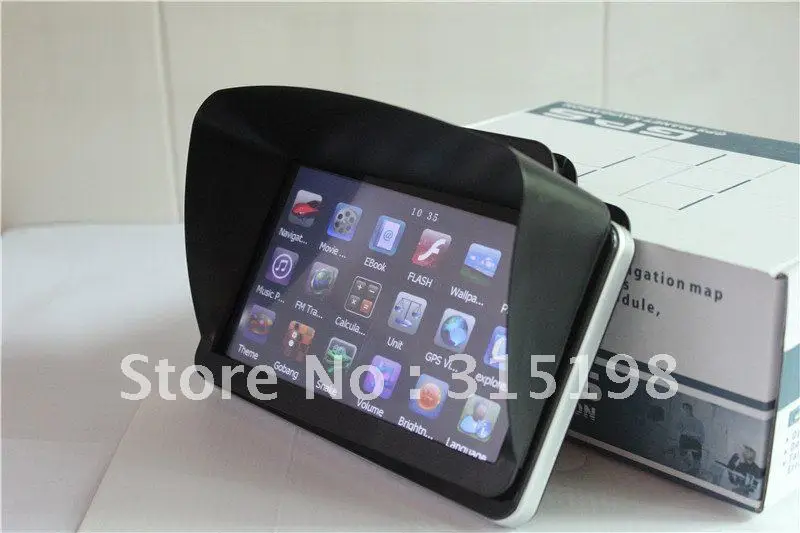 Универсальный автомобильный gps кронштейн солнцезащитный щит для 7 дюймовой