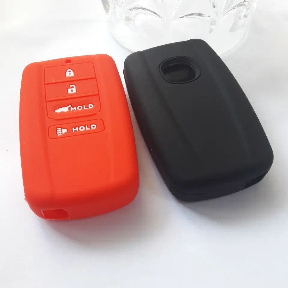 Силиконовый чехол для пульта дистанционного управления смарт ключей Acura 4 кнопки