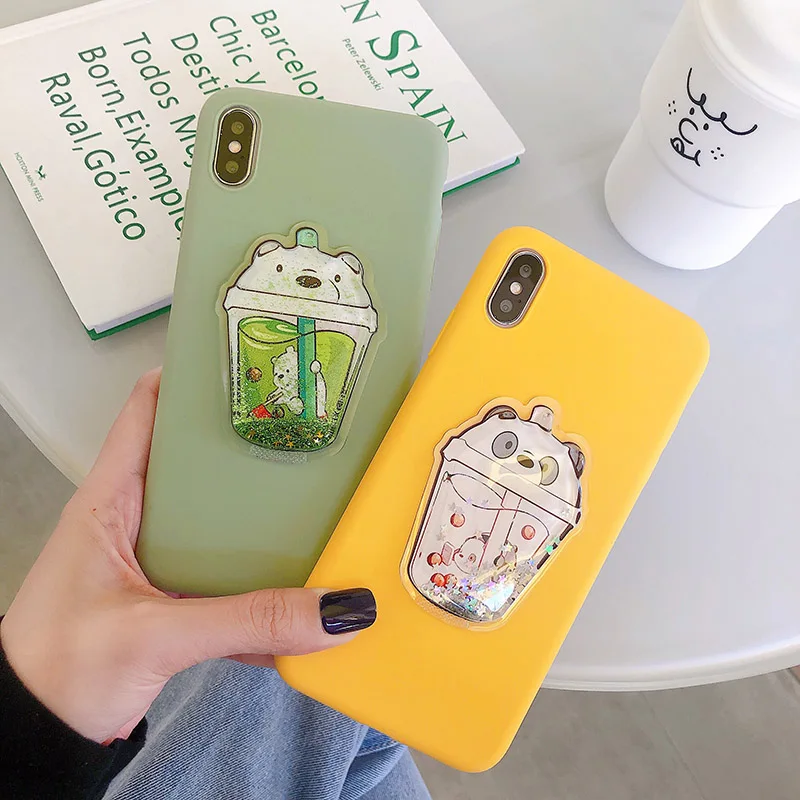 Милый чехол для iPhone X Xs Max Xr 10 8 7 6 6s Plus мягкий силиконовый из ТПУ |