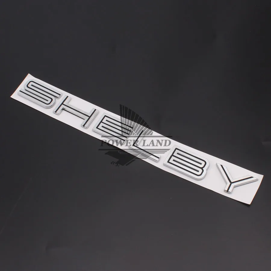 Blak/красный вставка Серебряный abs ford Shelby надписи decklid Наклейки 3D Эмблемы Этикета
