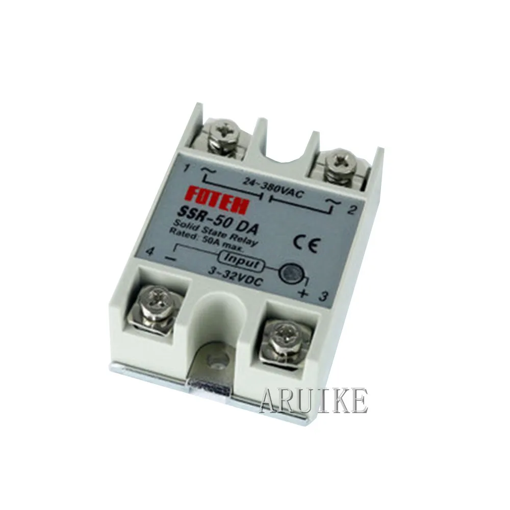 Промышленное твердотельное реле SSR 20A/25A/30A/40A с защитным флагом 30DA/40DA/50DA/60DA 40A DC control