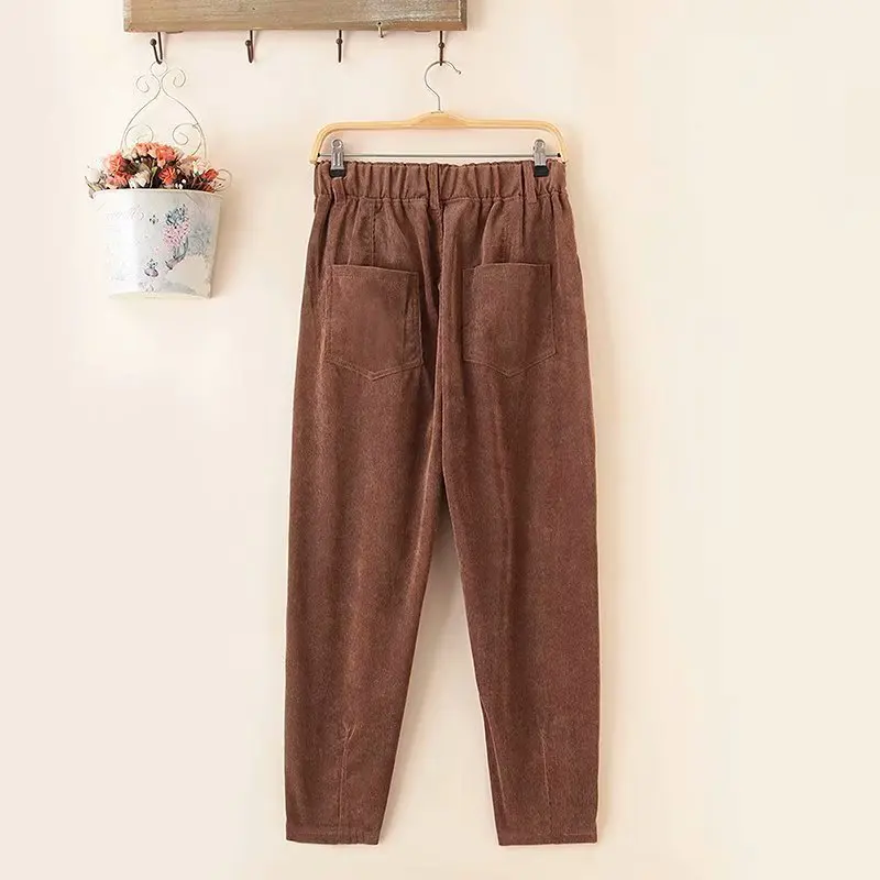 Повседневные шаровары большого размера Весенняя женская одежда свободные