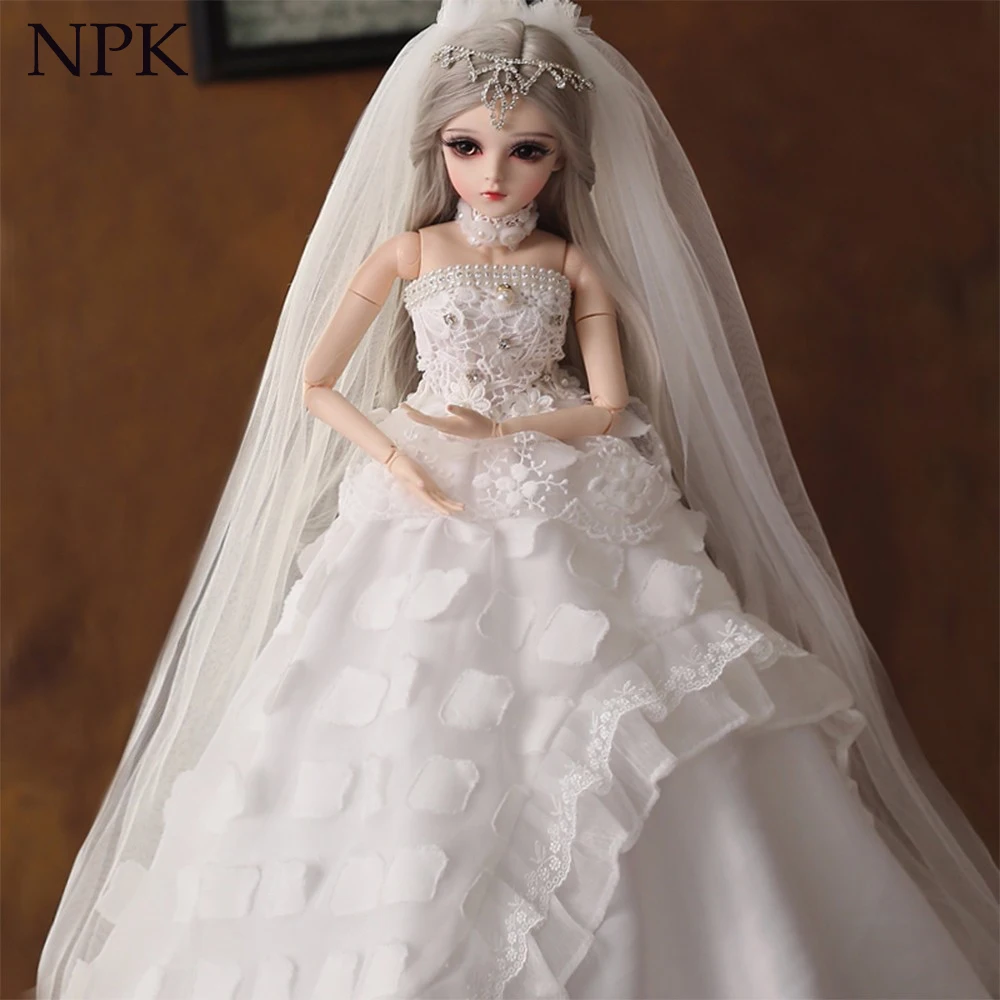 NPK, 60 см, BJD, 1/3, куклы для девочек с BJD, одежда, парики, обувь, макияж,, ручная работа, красивые игрушки, силиконовая кукла для BJD, 12 комплектов