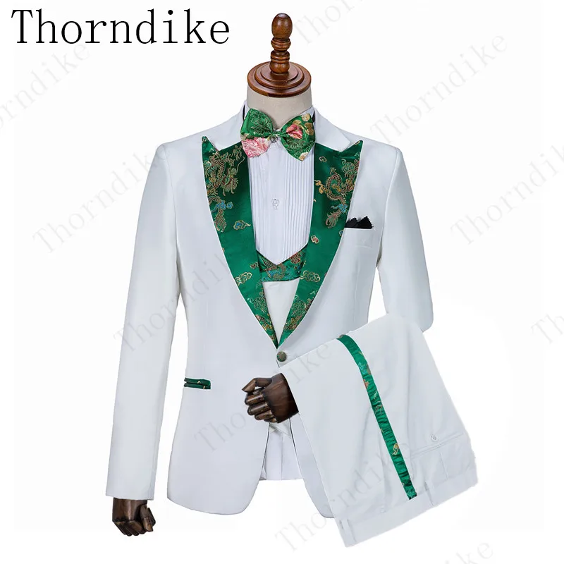 Thorndike разные цвета смокинг для жениха на одной пуговице шаль отворот лучшие