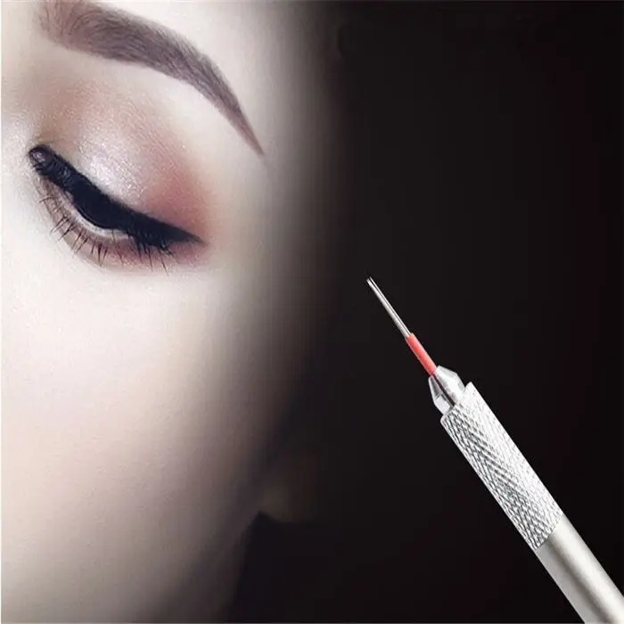 5 шт. алюминия легкий ручной Иглодержатель Caneta tebori microblading ручка на