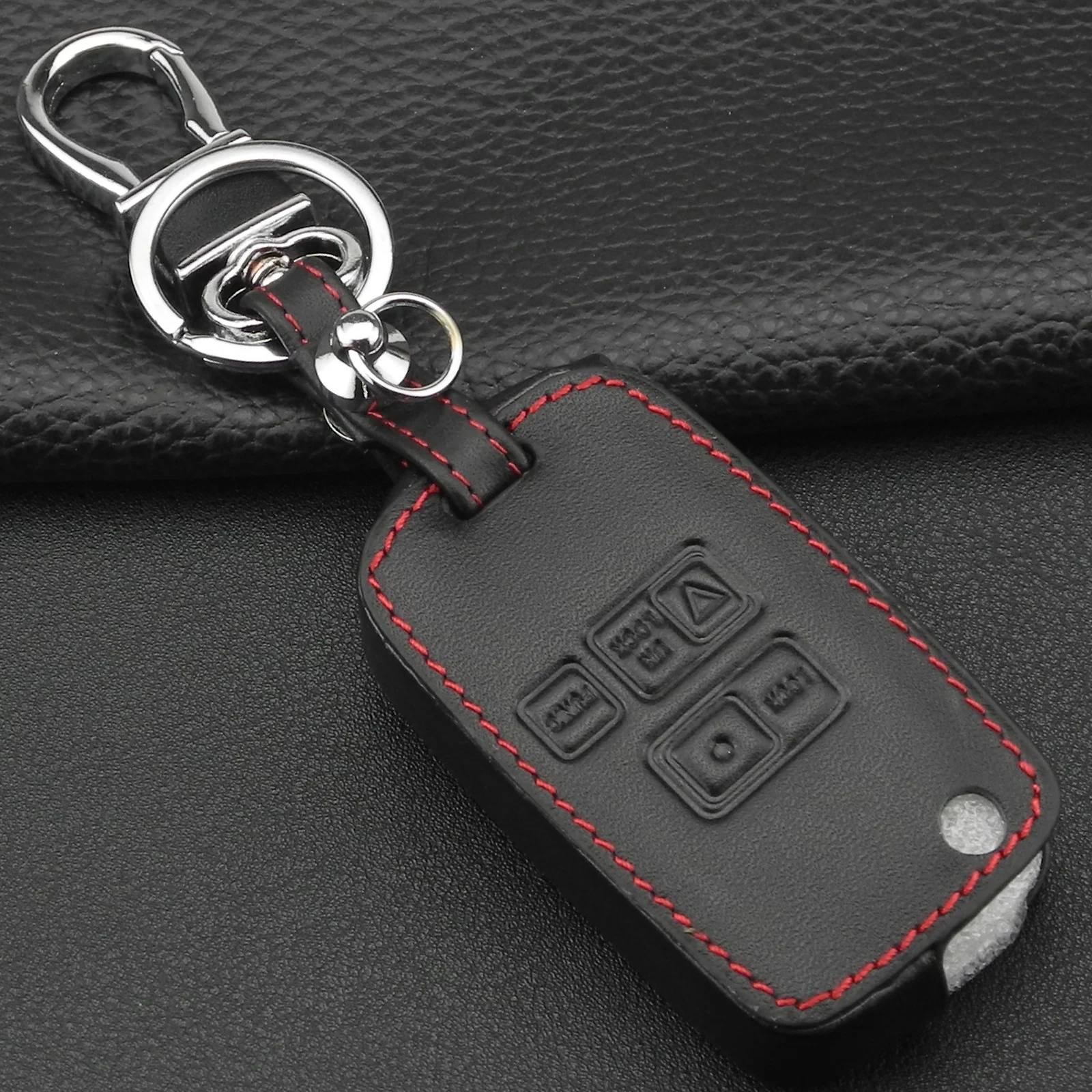Jingyuqin для TOYOTA FJ/LAND CRUISER Camry Yaris Avensis RX300/350/400 h SC430 GX470 LS400 GS300 3 кнопки кожаный чехол