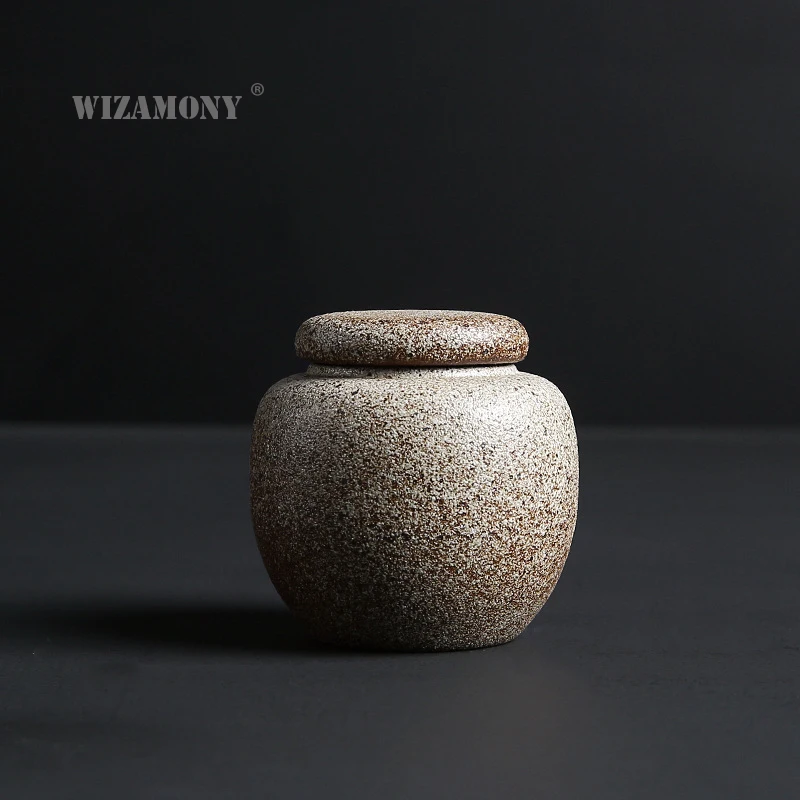 WIZAMONY Китайский кунг-фу чай ча Кадди канистра черный необработанный фарфоровый