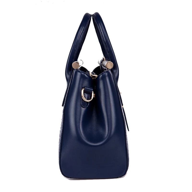 luxurious brand bag Ladies crocodile pattern split leather bags fashion women totes handbag shoulder female shell | Багаж и сумки