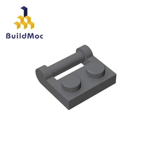 BuildMOC 48336 1x2 детали для строительных блоков DIY логотип развивающие творческие подарочные игрушки - Цвет: M0451-11