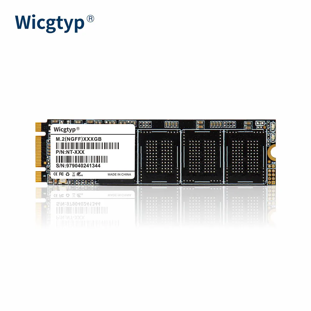 Твердотельный накопитель Wicgtyp 80*22 мм Тонкий NGFF M.2 SATA hd ssd 128 ГБ для Thinkpad IMB SONY Lenovo ASUS