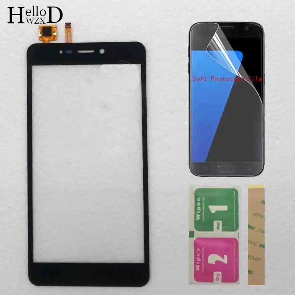 Black 5,2 ''телефон сенсорный экран для Leagoo power 2 Pro сенсорный экран Сенсорная панель Ремонт для Leagoo power 2 Pro Защитная пленка для мобильного - Цвет: Black