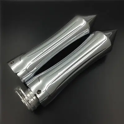 Хромированные шипы 7/8 дюйма 22 мм ручки для Honda Suzuki Kawasaki Yamaha Custom CBR|Ручки мотоциклов|
