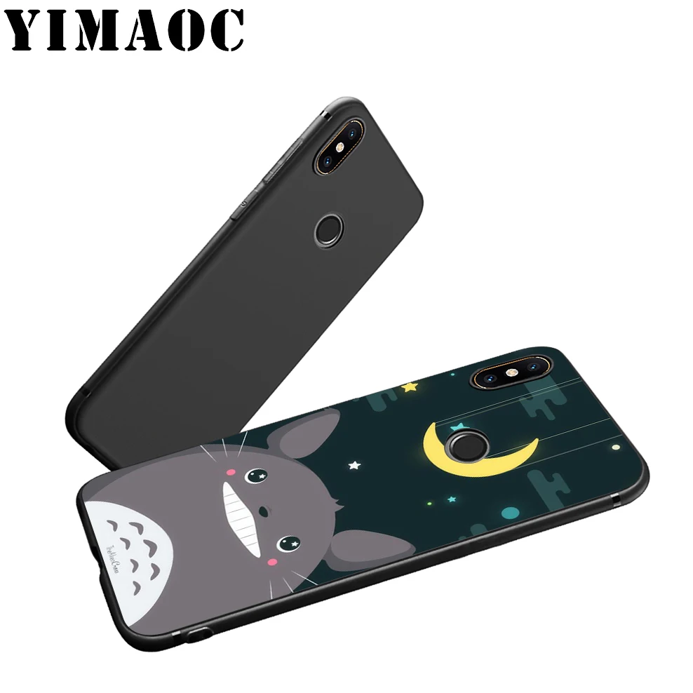 YIMAOC My Neighbor Totoro Anime Soft Silicone Case for Xiaomi Redmi Note 9 Mi 8 Se 7 6 6A A1 A2 4X 4A 5A 5 MAX 3 MiA1 |