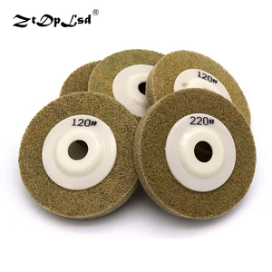 ZtDpLsd, 1 шт., 4 дюйма, нейлоновый полировальный диск для шлифовального колеса, диаметр 100 мм, шлифовальный круг для металлов, керамики, мрамора, дерева