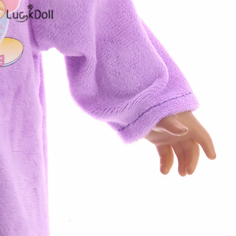 LUCKDOLL Новые Модные Симпатичные пижамы для 18-дюймовые американские куклы и 43 см для ухода за ребенком для мам аксессуары для кукол, чтобы дать детям самый лучший подарок