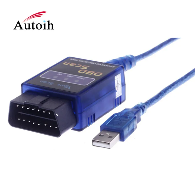 Горячая продажа ELM327 V1.5 ODB2 OBD 2 II USB Авто сканер инструмент диагностические