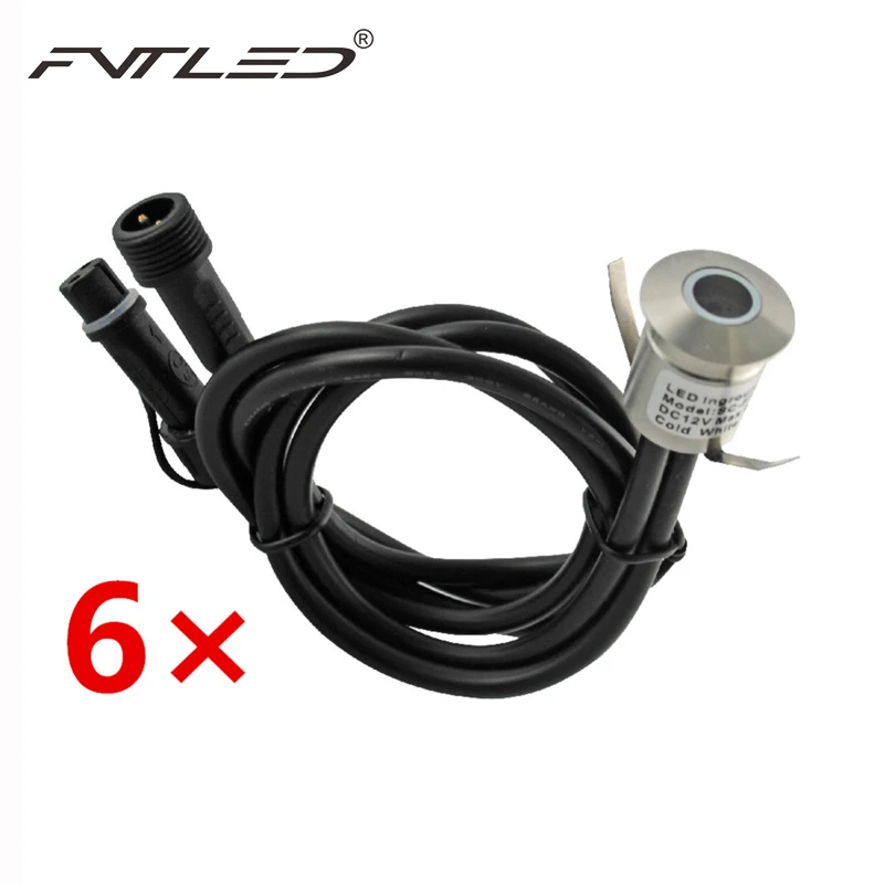 Мини светодиодный светильник из нержавеющей стали для лестниц встраиваемые