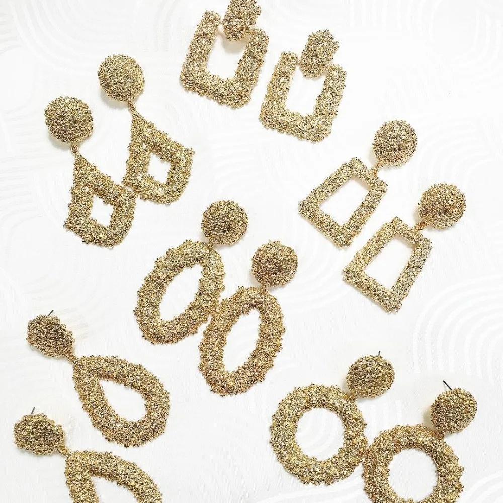 Лучшие женские маленькие винтажные металлические серьги капли для женщин