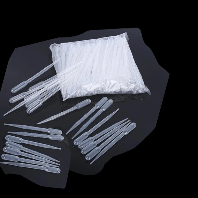 Пипетки Одноразовые прозрачные 3 мл 100 шт./лот | Канцтовары для офиса и дома