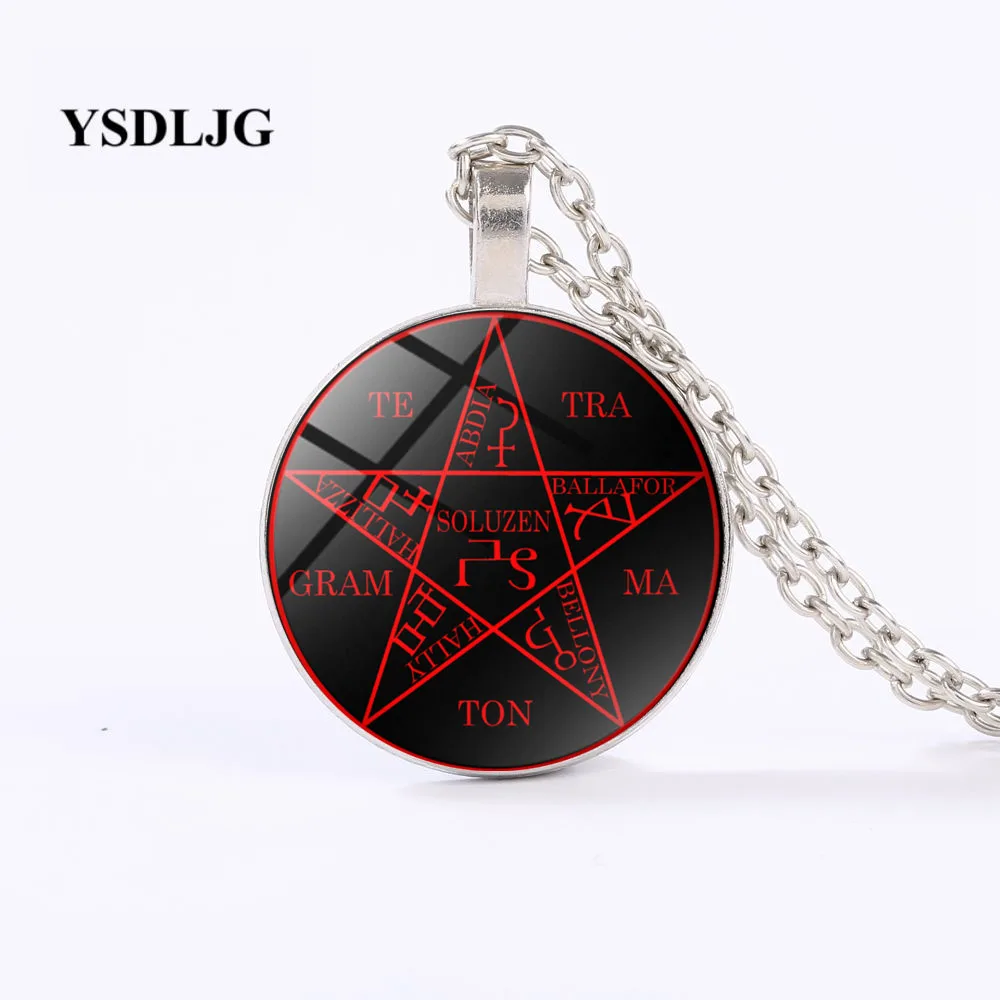 YSDLJG Esoteric ожерелье Goetia пентаграмма Соломона символ оккультный подарок Алхимия