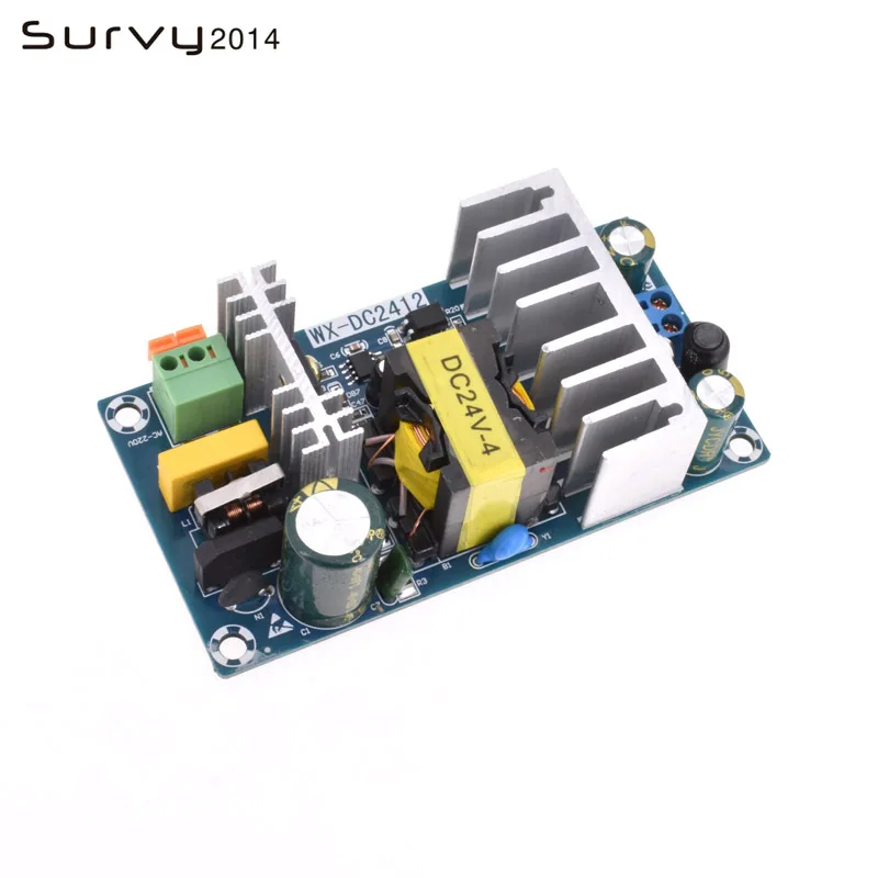 AC 85 265V to DC 24V 4A 6A 100W Импульсный блок питания модуль защита от перенапряжения перегрузки по току|Интегральные