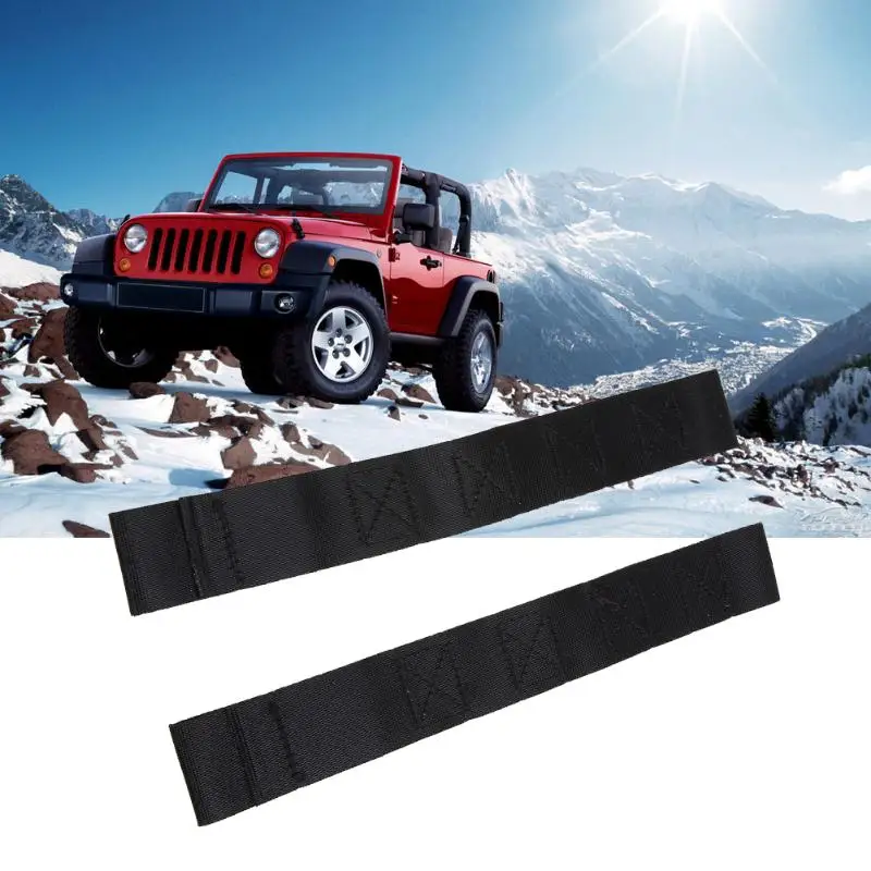 Для Jeep Wrangler CJ TJ YJ регулируемые ремни ограничения двери пара 1955-2006 | Автомобили и