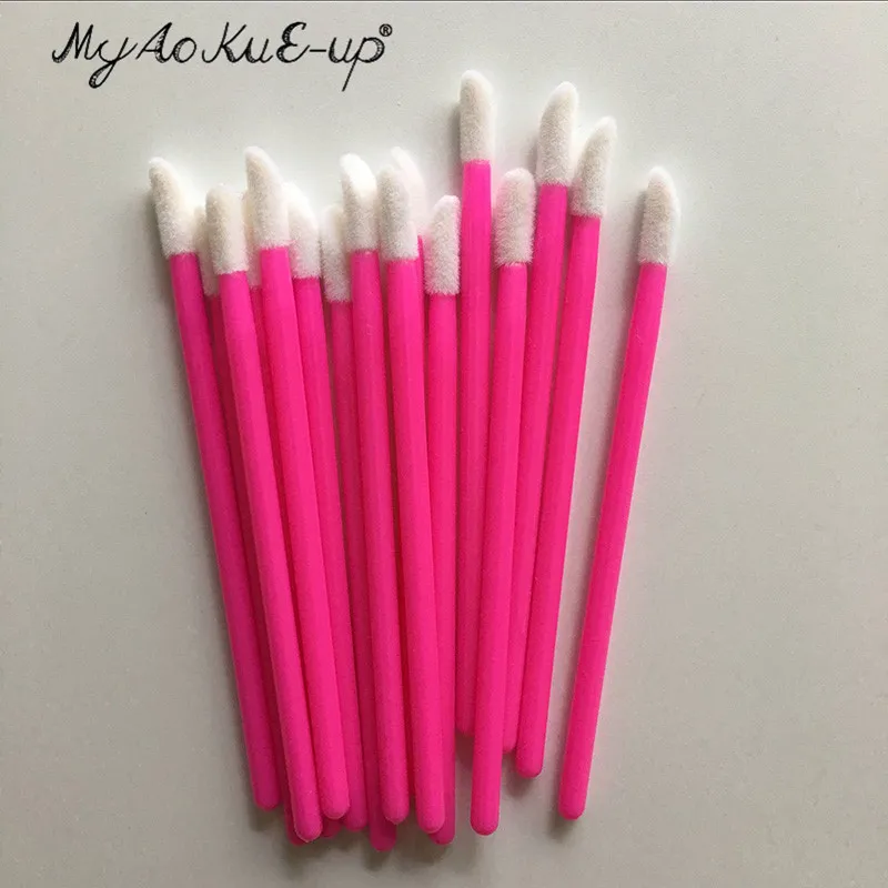 Оптовая цена за 1000 шт одноразовая Косметическая кисть для губной помады палочка