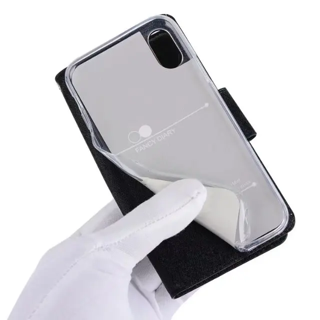 Роскошный чехол-кошелек для iPhone X чехол с магнитной застежкой кожаный подставкой