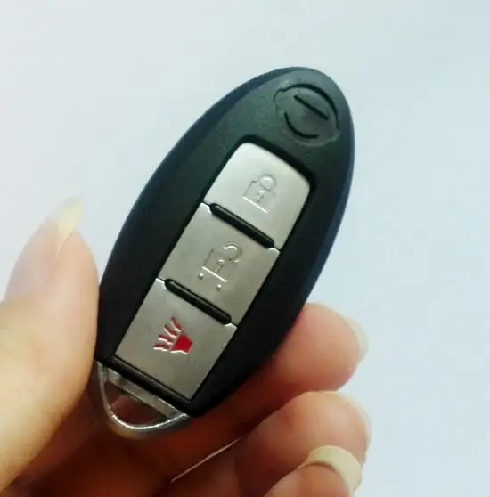 Складной чехол брелок с логотипом и 3 кнопками для Nissan Infiniti Xterra Frontier Muranon PATHFINDER