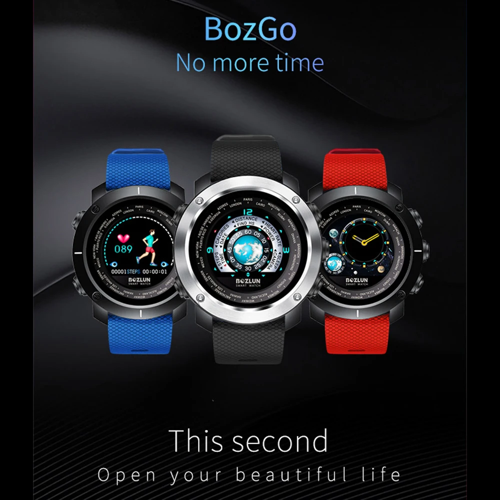Смарт-часы BOZLUN W30, шагомер, монитор сердечного ритма, фитнес-трекер, Bluetooth, Смарт-часы, модные спортивные наручные часы для мужчин и женщин