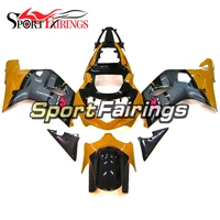 full fairings for suzuki gsxr1000 k1 k2 00 01 02 injection abs plastic motorcycle fairing kit bodywork cowling yellow grey new