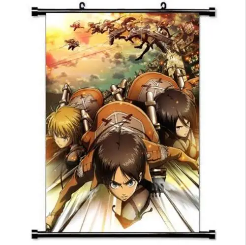 Аниме постер новый японский мультфильм Shingeki no Kyojin обои украшение дома