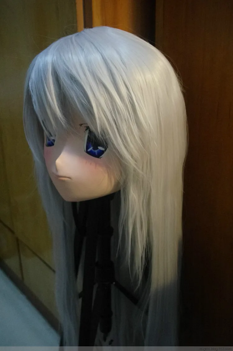 

(C2-060) Kigurumi Handmade Silicone Rubber Face Masks Cosplay Kigurumi Mask Crossdresser Doll Kiger Anime Role Play
