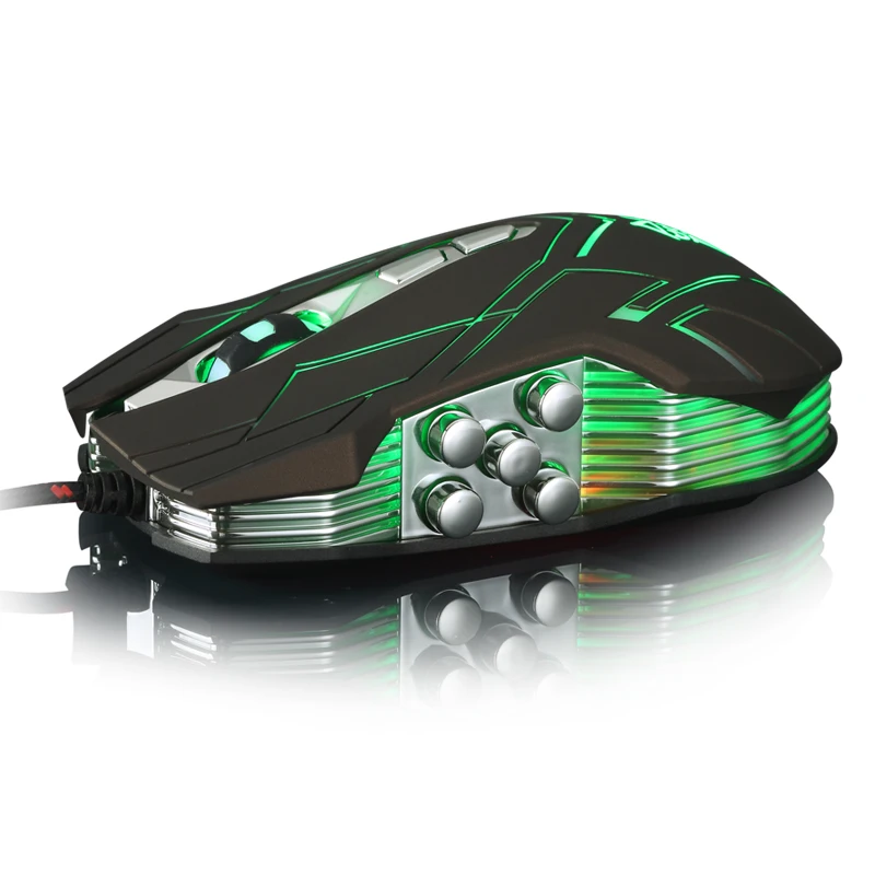 Hongsund новая игровая мышь Suzaku II + 800/1200/1600/2400 DPI USB 3D профессиональная