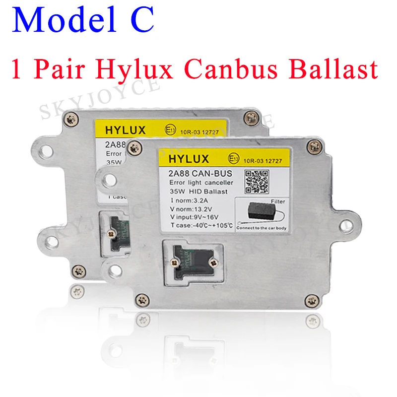 Комплект HID 35 Вт Yeaky Canbus 4500K H1 H7 H11 5500K 9005 9006 9012 D2H лампа 6500K Hylux 2A88 AC 35W комплект