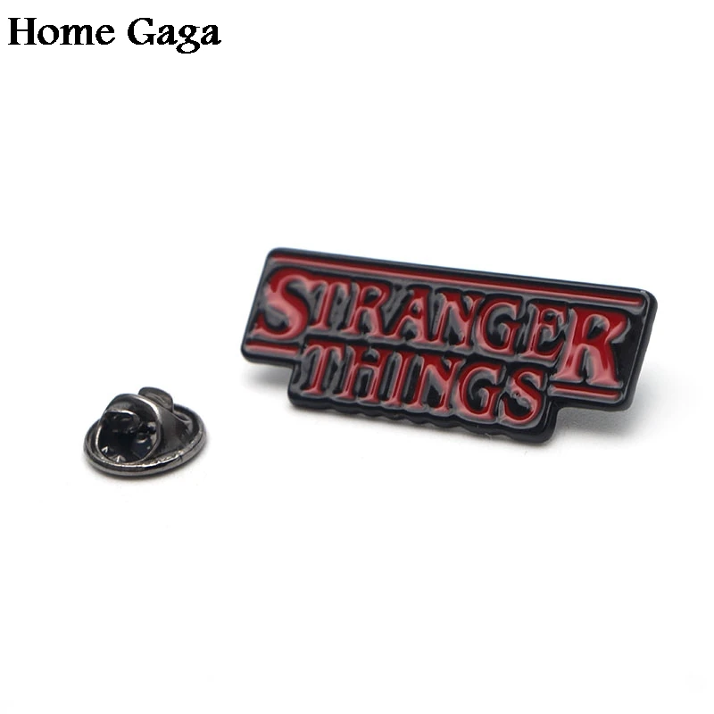 D0667 Homegaga странные вещи, Цинковый Шарм, булавки para, брошь для рубашки, пальто, одежда, рюкзак, аксессуары, металлическая медаль, ювелирные изделия, значки
