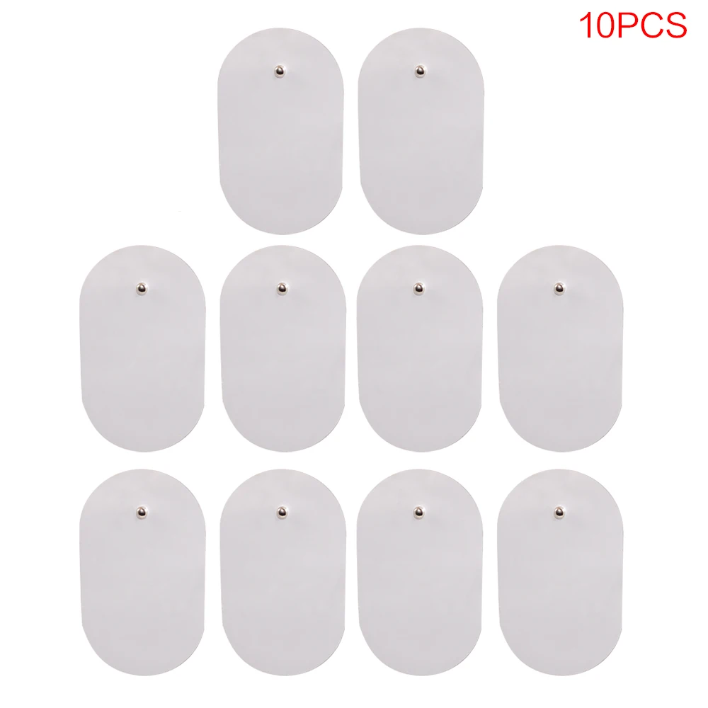 10PCS Electrode Pads Массажер для похудения электрический стимулятор мышц нерва цифровой физиотерапии устройство для физиотерапии массаж груди с подарочной сумкой - Цвет: 10PCS Electrode Pads
