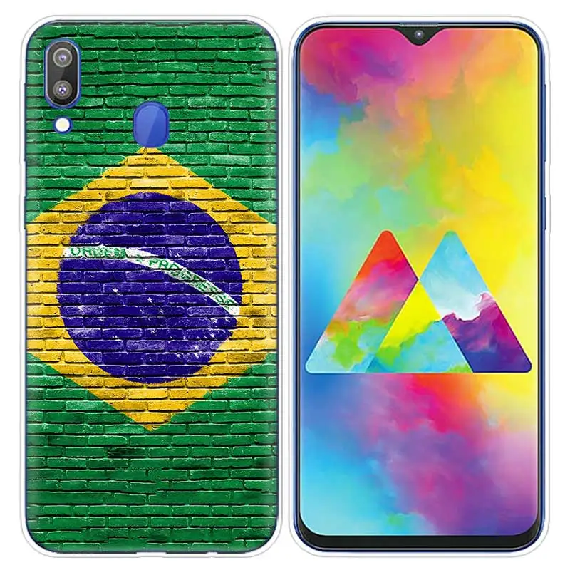 Чехол для samsung Galaxy S10 S10e S10 5G Plus M10 M20 M30 A10 A20 A30 A40 A50 A70 Бразилия Бразилиа национальные флаги крышка