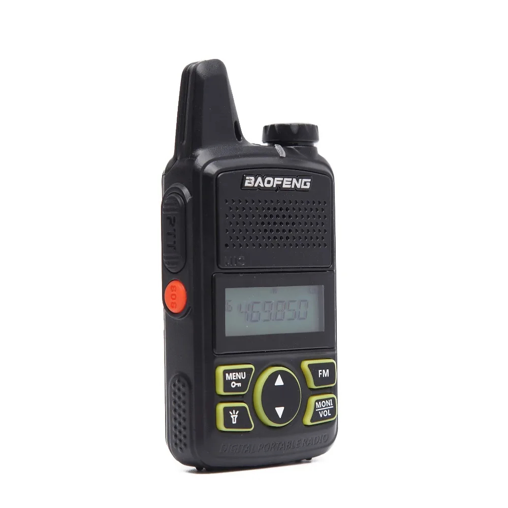 Baofeng BF-T1 мини-рация UHF 400-470mhz портативный двухсторонний радиоприемник, радиопередатчик, микро-usb домофон+ кабель