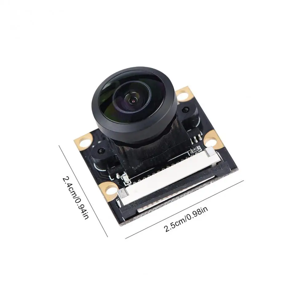 Модуль камеры Raspberry Pi панорамный широкоугольный объектив для видеонаблюдения