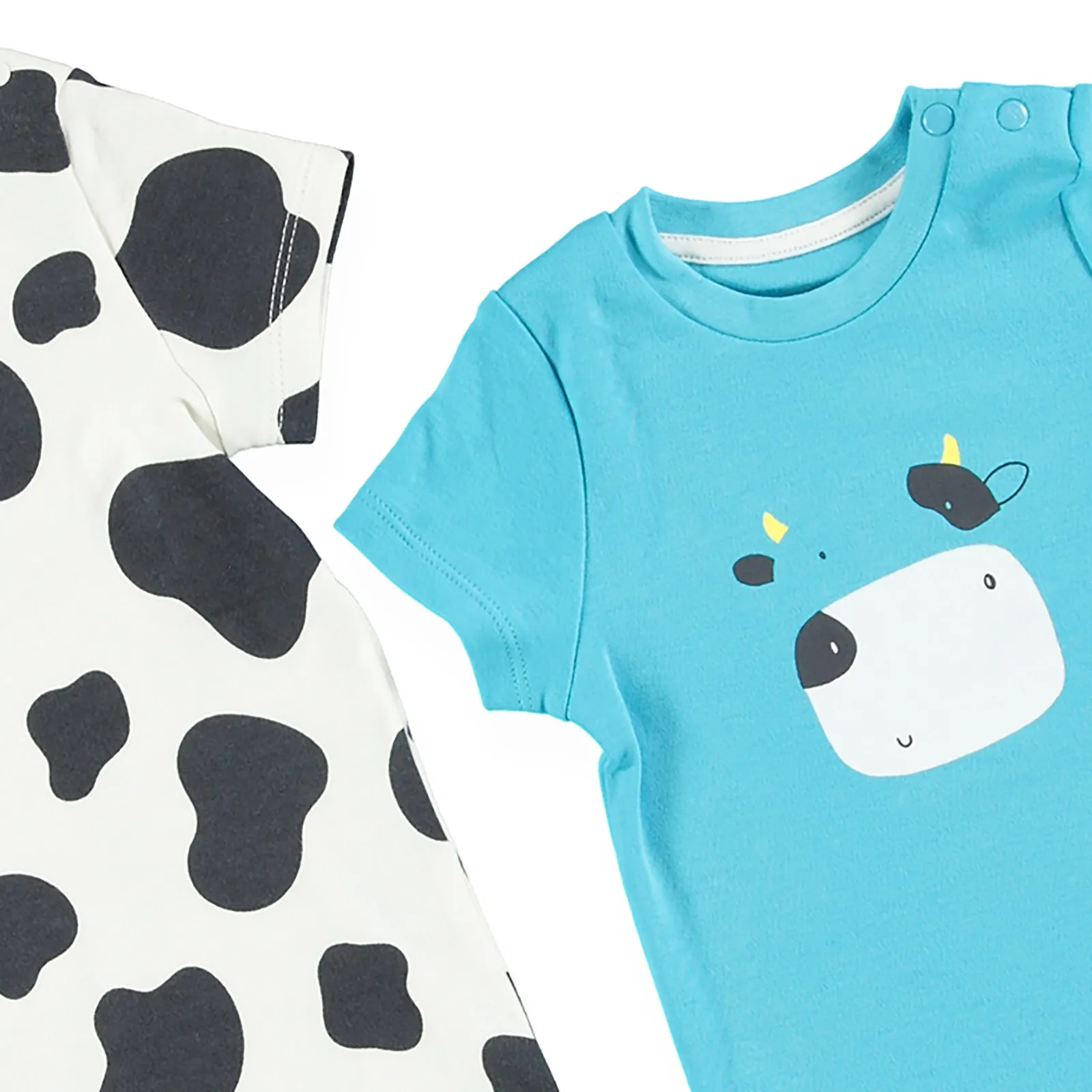 HelloBaby Новое молочное детское боди с короткими рукавами комплект из 2 предметов| |