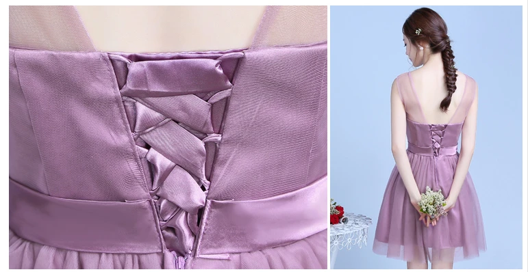 Короткое милое фатиновое элегантное платье подружки невесты для и бальное