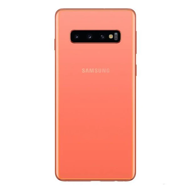 Orange Чехол на заднюю панель samsung s, чехол на батарейку для samsung Galaxy S10 X SM-G9730 S10 Plus, SM-G9750, задний стеклянный чехол - Цвет: Orange