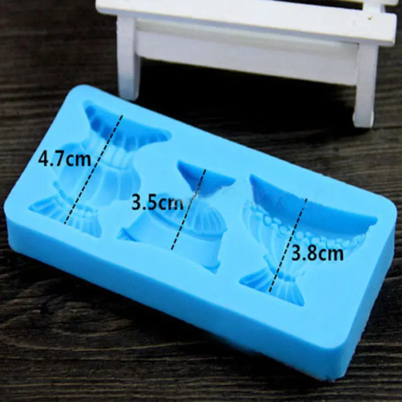 3D винтажная силиконовая форма для помадки выпечки шоколадного мыла